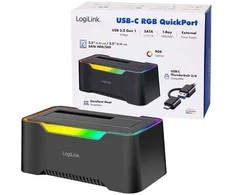LogiLink Doko stotelė usb-c do hdd/sdd 2.5/3.5'