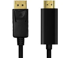 LogiLink Kabelis displayport do hdmi 4k 3 m