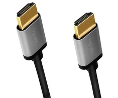 LogiLink Kabelis hdmi 4k/60hz aliuminio 5m juoda