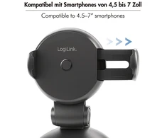 LogiLink Laikiklis automobilinis na smartfona su przyssawką