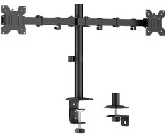 LogiLink Laikiklis do monitora 2x 17-32',10kg max na ramie