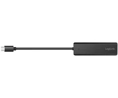LogiLink USB-C šakotuvas, 4 prievadų, 2x USB-A, 2x USB-C, juodas