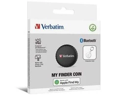 Verbatim My Finder Coin Bluetooth juodos spalvos- daiktų ieškiklis MYFC-01B 32133