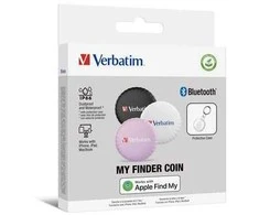 Verbatim My Finder Coin Bluetooth juoda balta violetinė - daiktų ieškiklis 3vnt MYFC-03BWP 32135