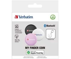 Verbatim My Finder Coin Bluetooth juoda balta violetinė - daiktų ieškiklis 3vnt MYFC-03BWP 32135