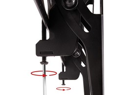 B-Tech BT8424 Laikiklis prie lubų su prailginimo svirtimi 150 cm, juodas
