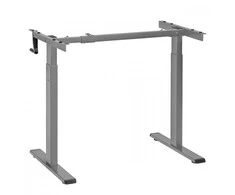 Stalviršio stovas Maclean, rankinis aukščio reguliavimas, be stalviršio, darbui stovint ir sėdint, maks. 60 kg, maks. aukštis 120 cm, mc-790ng
