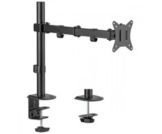 Maclean stalo laikiklis LCD monitoriui 17-32", 9kg, Vesa 75x75 ir 100x100 dvigubos rankos MC-753n