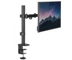 Maclean stalo laikiklis LCD monitoriui 17-32", 9kg, Vesa 75x75 ir 100x100 dvigubos rankos MC-753n