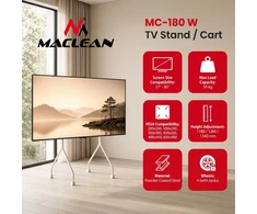 Laikiklis Maclean Stand do tv na kółkach max 50kg mc-180 w
