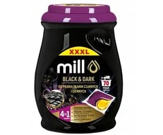 Madonis MILL PROFESSIONAL 2 kamerų skalbimo kapsulės juodai ir tamsiai atspalviams 70 vnt.