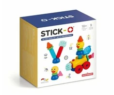 Magformers STICK-O MÓJ PIERWSZY Rinkinys Z KOŁAMI 9 EL.