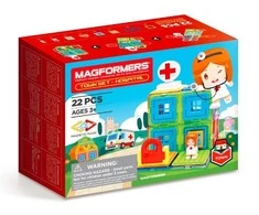 Magformers MAGFORMERS TOWN SET- LIGONINĖ