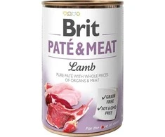 Drėgnas Šunų Maistas - BRIT Paté &amp; Meat su aviena 400g