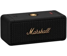 Nešiojama kolonėlė Marshall Emberton II, Juodos ir žalvario spalvos