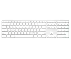 Matias Belaidė klaviatūra - aliuminė Mac dongle USB-C Sidabrinis