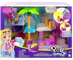 Polly Pocket Mattel Flamingo plovyklos figūrėlių rinkinys HHJ05