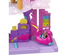 Polly Pocket Mattel Flamingo plovyklos figūrėlių rinkinys HHJ05