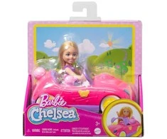 Mattel CHELSEA TEDDY CAR lėlytės ir automobiliuko rinkinukas (HXN05)