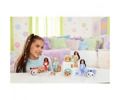 Mattel Čelsės „Cutie Reveal“ rinkinys, minkštutėlių kostiumų serija - meškutis + delfinas