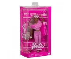 Mattel BARBIE DELUXE FASHIONISTAS lėlė rožiniu kostiumu (HYV28)