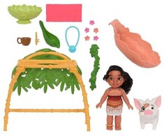 Mattel Lėlės Disney Moana 2 Simea ir Pua vonios žaidimų rinkinys