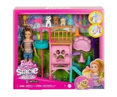 Lėlė Barbie and Stacie Puppy Obstacle Course HRM10 Mattel