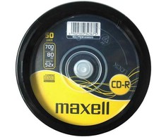 Maxell cd-r 700 mb 52x80 min, blister, płyta 50 vnt
