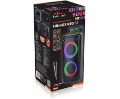 Media-Tech Garsiakalbis funbox bt mt3181 bluetooth 5.0/tws/mp3/microsd/usb/aux/equalizer/jack 6.3/rgb/usb-c/rms 40w/pmpo 1000w