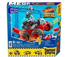Mattel Hot Wheels Monster truck stunt blocks 151ele car + ramp ZA5996