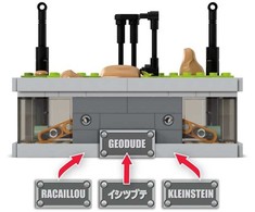 Mattel Mini Pokémon Geodude konstravimo rinkinys