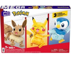 Mega Pokemon - Trio Pokemonów do zbudowania 3-pak