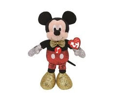 TY Beanie Babies Miki ir Minė - Miki Mouse 20cm