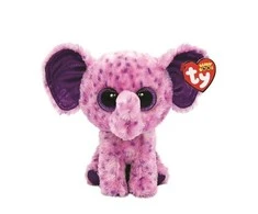 TY pliušinis - Beanie Boos - Eva the Violetinė Elephant (Regular) (TY36386)