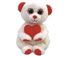 Zuru Mascot You Bear su širdele Desi 15 cm balta