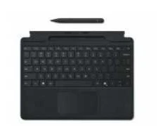 Klaviatūra „Microsoft Surface Signature Type Cover Copilot“ + plonas rašiklis, juodas