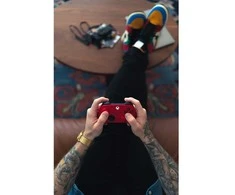 „Microsoft Xbox“ belaidis valdiklis „Raudona Bluetooth“ / USB žaidimų pultas Analoginis / skaitmeninis „Xbox“, „Xbox One“, „Xbox Series S“, „Xbox Series X“
