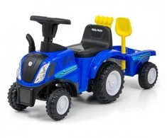 Milly Mally Jeździk pojazd new holland t7 traktor mėlyna