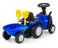 Milly Mally Jeździk pojazd new holland t7 traktor mėlyna