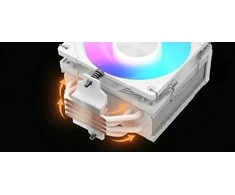 MODECOM Volcano 0C T202 LCD ARGB Processor Oro vėsintuvas 12 cm Baltas