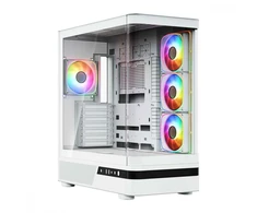 MODECOM PC CASE VOLCANO AQ 100 ARGB MIDI Baltas