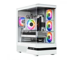 MODECOM PC CASE VOLCANO AQ 100 ARGB MIDI Baltas