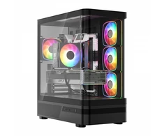 MODECOM Volcano Volcano AQ100 ARGB Midi Juodas