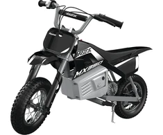Razor MX350 elektra varomas purvo dviratis, su lipdukais, juodas
