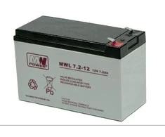 Mpl Power Elektro Mw Power MWPower MWL 12V 7.2Ah F2(250) AGM akumuliatorius, 10-12 metų