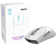 MSI Bevielė pelė forge gm340 balta