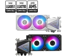 MSI MAG CORELIQUID I240 Baltas