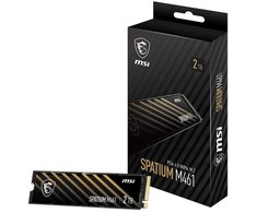 MSI Dysk ssd spatium m461 2tb m.2 pcie 4.0 5000/4200mb/s