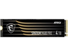 MSI Dysk ssd spatium m480 pro 1tb m.2 pcie4 7400/6000mb/s