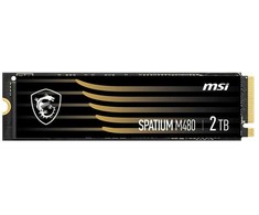 MSI Dysk ssd spatium m480 pro 2tb m.2 pcie4 7400/7000mb/s